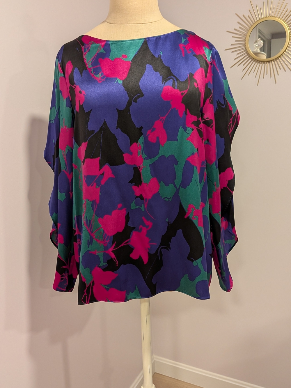 Talbots Silk Blouse NWT | Jewel Tone Luxury Top, Sophisticated Career & Evening